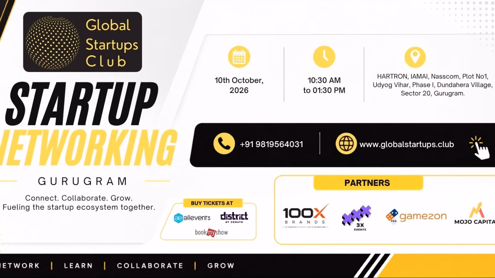 GLOBAL STARTUPS CLUB STARTUP NETWORKING GURUGRAM