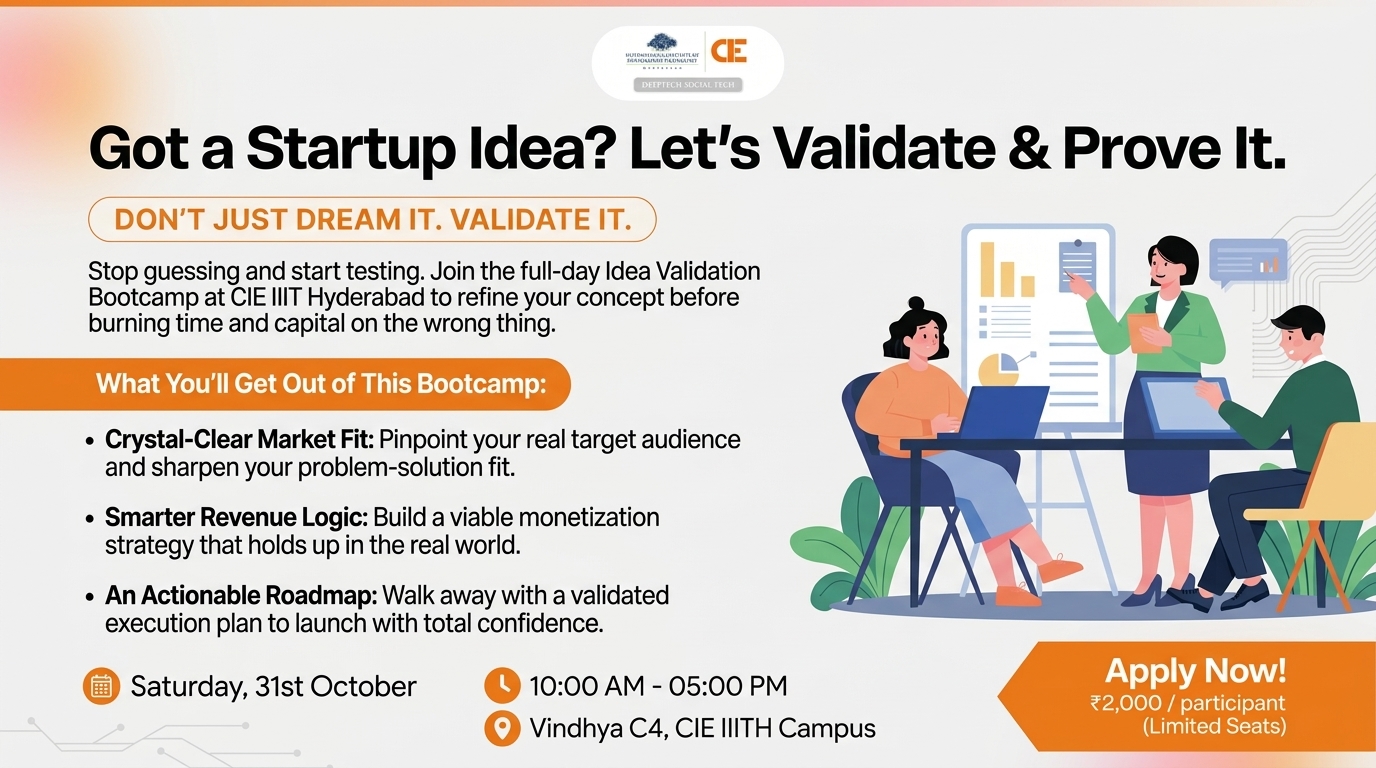 Idea Validation Bootcamp in To be declared